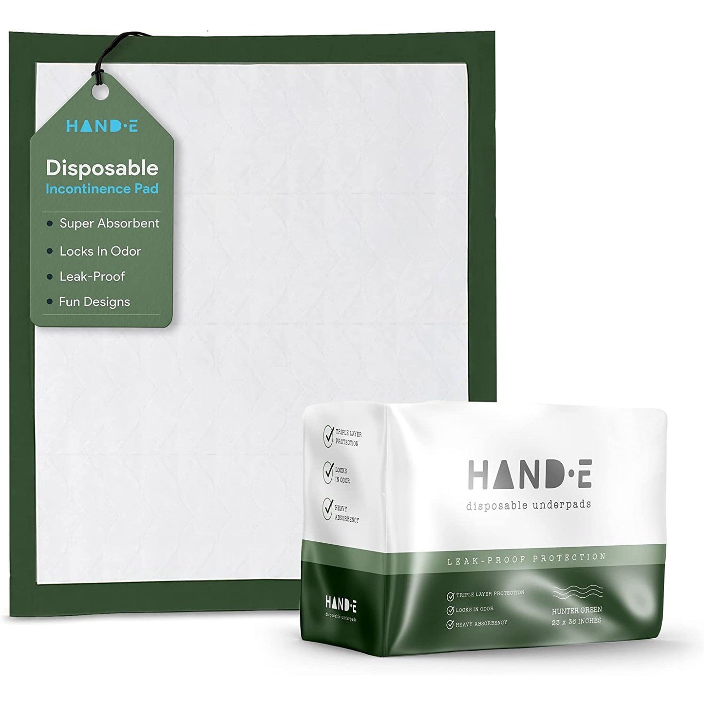 Green Disposable Bed Pads