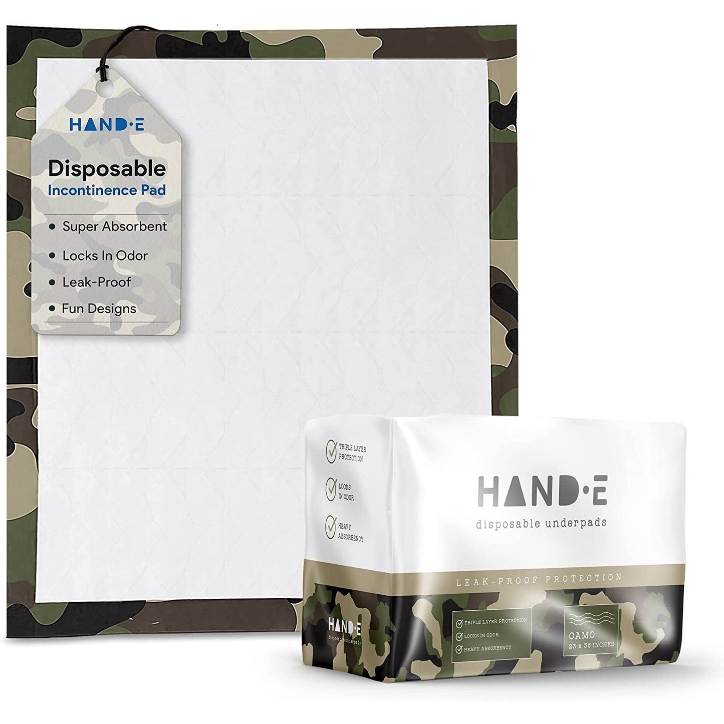 Camo Disposable Bed Pads