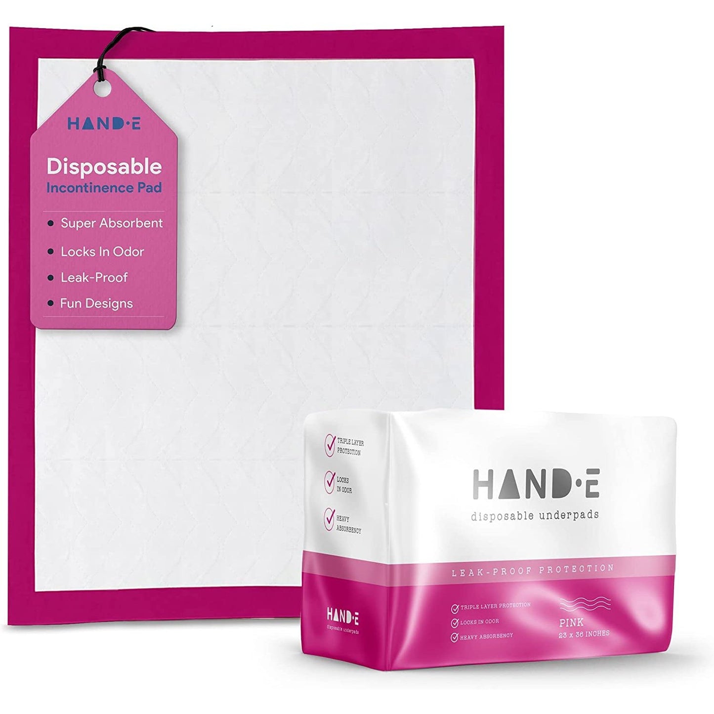 Pink Disposable Bed Pads
